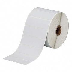 Label Maker Label: Light Gray, Metallized Polyester, 1,500 per Roll