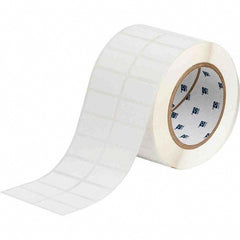 Label Maker Label: White, Polypropylene, 1-1/2" OAW, 3,000 per Roll