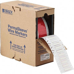 Label Maker Label: White, Polyolefin, 1-1/2" OAW, 1,000 per Roll