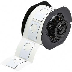 Label Maker Label: White, Polyester, 180 per Roll