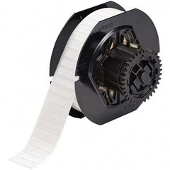 Label Maker Label: White, Polyester, 5,000 per Roll