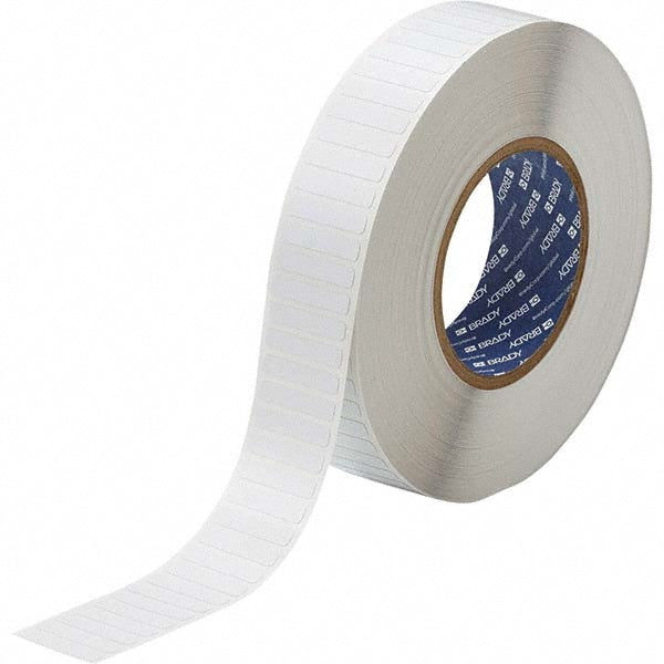 Label Maker Label: White, Polyimide, 1-1/4" OAW, 10,000 per Roll