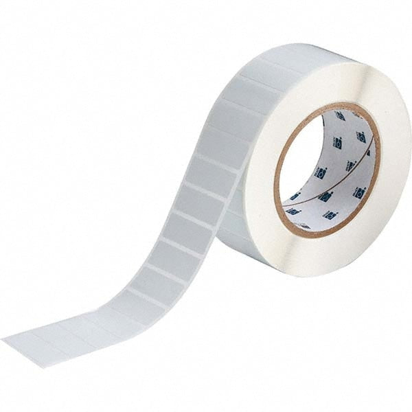 Label Maker Label: White, Polyester, 3,000 per Roll