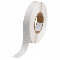 Label Maker Label: White, Polyimide, 10,000 per Roll