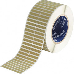 Label Maker Label: Amber, Polyimide, 1-1/4" OAW, 10,000 per Roll