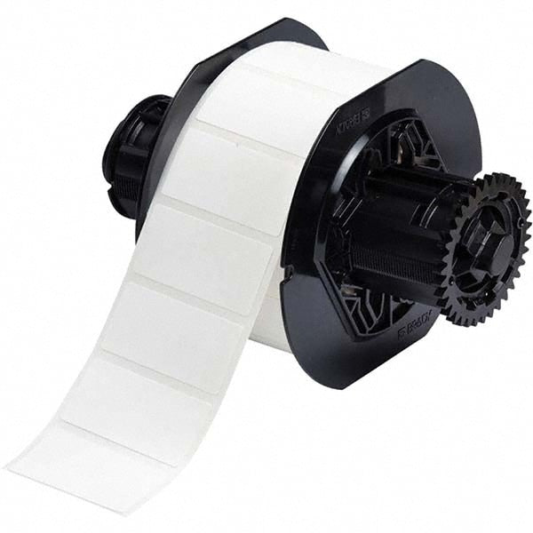 Label Maker Label: White, Nylon, 1,100 per Roll