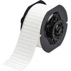 Label Maker Label: White, Polypropylene, 2,000 per Roll