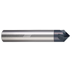 Chamfer Mill: 3/4" Dia, 3/4" Shank Dia, 120.00 deg, 4 Flute, Solid Carbide, Single End