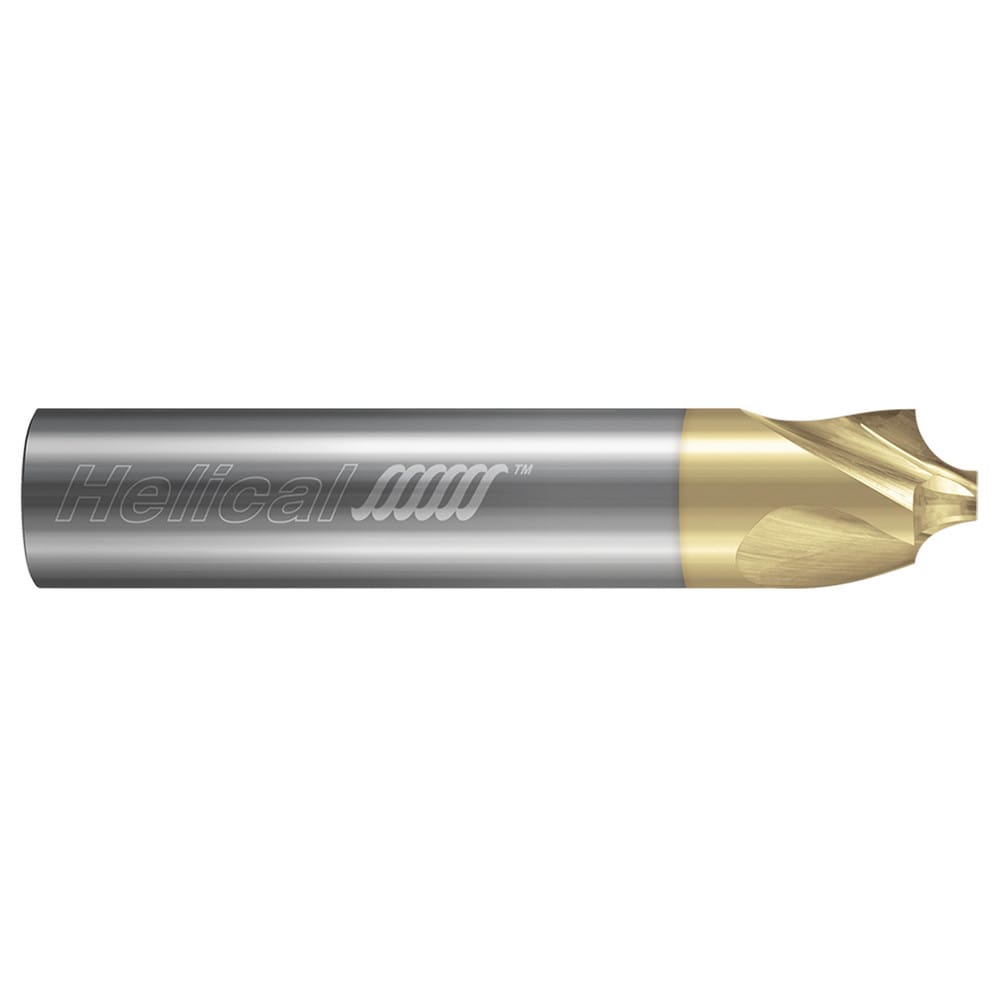 Corner Rounding End Mill: 0.0300" Radius, 1/8" Dia, 5 Flutes, Solid Carbide