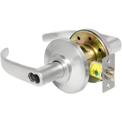 Lever Locksets; Lockset Type: Storeroom; Key Type: Keyed Different; Back Set: 2-3/4; Cylinder Type: Less Core; Material: Metal; Door Thickness: 1-3/8 to 2; Finish: Satin Chrome