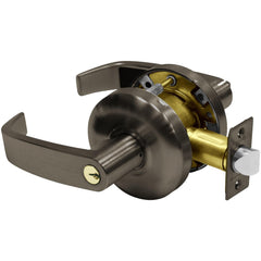 Lever Locksets; Lockset Type: Entrance; Key Type: Keyed Different; Back Set: 2-3/4; Cylinder Type: Conventional; Material: Metal; Door Thickness: 1-3/8 to 1/3-4; Finish: Bright Brass