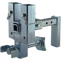 Pipe Rail Fittings; Rail Fitting Type: Trench Box Clamp; Type: Trench Box Clamp, 1"-9" Clamping Range, Uses Standard Rails; Material: Steel