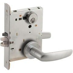 Lever Locksets; Lockset Type: Entrance; Key Type: Keyed Different; Back Set: 2-3/4; Cylinder Type: Conventional; Material: Metal; Door Thickness: 1-3/4; Finish: Satin Chrome