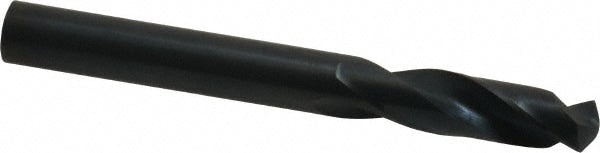 Screw Machine Length Drill Bit: 21/64" Dia, 130 deg Point, Cobalt