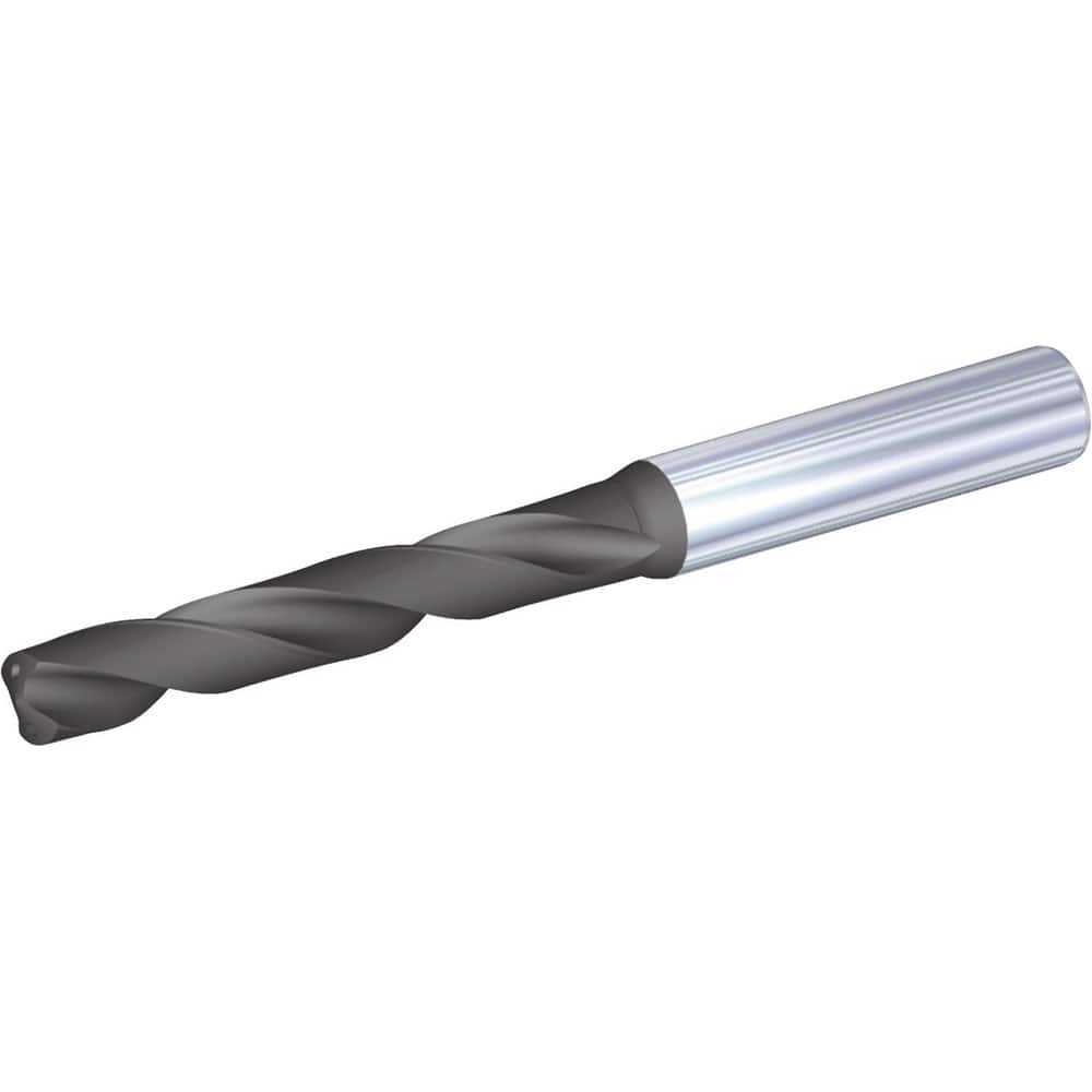 1/4 Dia. x 4 Overall Length 2-Flute Square End Solid Carbide SE End Mill-Round Shank-Center Cut-AlTiN