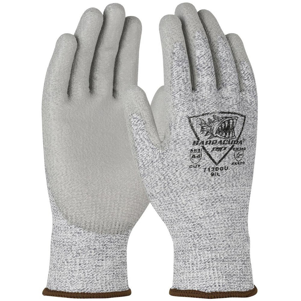 Cut, Puncture & Abrasion-Resistant Gloves: PiP 713DGU, Size X-Large, ANSI Cut A4, ANSI Puncture 2, Polyurethane, PolyKor