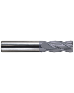 7/16″ × 7/16″ × 1″ × 2 3/4″ 4 Flute Square End Carbide End Mill-Plain Shank - YG Tylon F