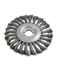 8″ Diameter × 3/4″ Width, Carbon Steel, 0.016″ N/A Bristle, Wheel Brush