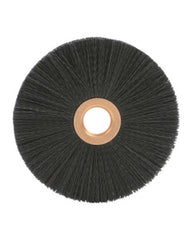 4″ Diameter × 1/2″ Width, Nylon, 0.016″ Crimped Bristle, Wheel Brush