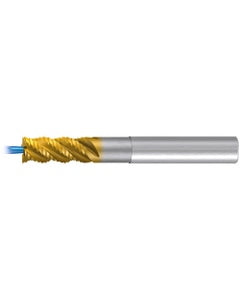 Square End Mill; 8 mm Dia. × 8 mm Shank Dia. × 68 mm OAL ; 4 FL ; Carbide ; TiAlN+TiN ; Series 2656TZ