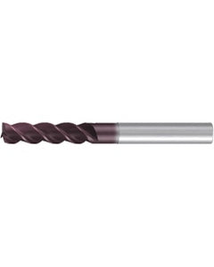 Square End Mill; 10 mm Dia. × 30 mm LOC × 10 mm Shank Dia. × 80 mm OAL ; 3 FL ; Carbide ; AlTiN ; Series 2520A