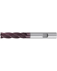 Chamfer End Mill; 16 mm Dia. × 64 mm LOC × 16 mm Shank Dia. × 128 mm OAL ; 5 FL ; Carbide ; AlTiN ; Series 2529A