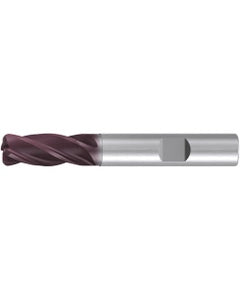 Square End Mill; 8 mm Dia. × 8 mm Shank Dia. × 63 mm OAL ; 4 FL ; Carbide ; AlTiN ; Series 2699A