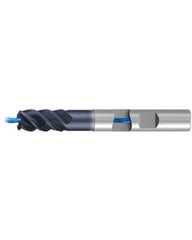 Corner Radius End Mill; 12 mm Dia. × 26 mm LOC × 12 mm Shank Dia. × 93 mm OAL ; 4 FL ; Carbide ; AlTiN ; 1.6 mm R ; Series Jet-Cut