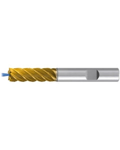 Square End Mill; 8 mm Dia. × 24 mm LOC × 8 mm Shank Dia. × 68 mm OAL ; 5 FL ; Carbide ; TiAlN+TiN ; Series 2539TZ