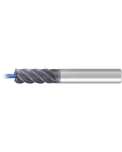 ‎Square End Mill; 5/8″ Dia. × 1-1/4″ LOC × 5/8″ Shank Dia. × 3-1/2″ OAL ; 5 FL ; Carbide ; AlCr