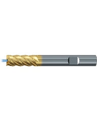 ‎Square End Mill; 1/2″ Dia. × 1″ LOC × 1/2″ Shank Dia. × 3-1/4″ OAL ; 5 FL ; Carbide ; TiAlN+TiN ; Series 2577TZ