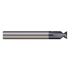 ‎Keyseat Cutter, 3/8″ Dia. × 3/8″ Shank Dia. × 3/16″ CW × 2-1/2″ OAL, 3 Teeth, 60 Degrees, Carbide, Round Shank, AlTiN, Specialty Profiles