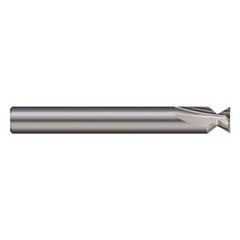 ‎Keyseat Cutter, 3/8″ Dia. × 3/8″ Shank Dia. × 3/16″ CW × 2-1/2″ OAL, 3 Teeth, 60 Degrees, Carbide, Round Shank, Uncoated, Specialty Profiles