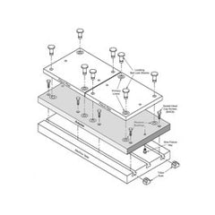 Fixture Kit - 52″ × 20″ × 1.125″ (Steel Subplate); 16″ × 16″ × 0.75″ (Aluminum Fixture Plate)