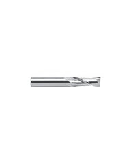 ‎L6230 - 1 mm Dia. × 2 mm LOC × 6 mm Shank Dia. × 50 mm OAL, 2 Flutes, HSSCo, Bright Coating, Square End Mill