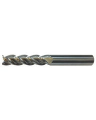 ‎L9719 - 3/8″ Cutting Dia. × 2″ LOC × 3/8″ Shank Dia. × 4″ OAL, 0.03″ Corner Radius, 6 Flutes, Carbide, AlTiN Coating, Corner Rounding Endmill