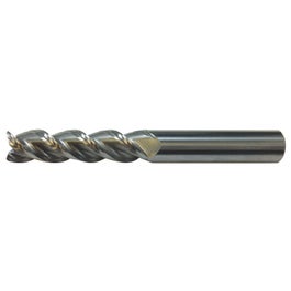 ‎L9719 - 5/8″ Cutting Dia. × 1-5/8″ LOC × 5/8″ Shank Dia. × 3-1/2″ OAL, 0.09″ Corner Radius, 6 Flutes, Carbide, AlTiN Coating, Corner Rounding Endmill