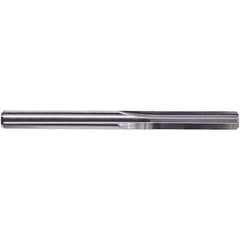 Chucking Reamer: 0.216″ Dia, 3″ OAL, 1″ Flute Length, Straight Shank, Solid Carbide 4 Flute, RH