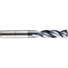 SGS - #34 145° Spiral Flute Solid Carbide Screw Machine Drill Bit - Caliber Tooling