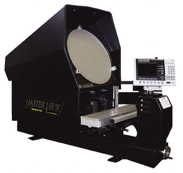 Suburban Tool - 13-3/4 Inch Diameter, Radius and Angle, Mylar Optical Comparator Chart and Reticle - For Use with 20x Magnification - Caliber Tooling