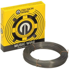 Value Collection - 36 Gage, 0.102 Inch Diameter x 36 Ft. Long, High Carbon Steel, Tempered Music Wire Coil - ASTM A228, 1 Lb. Shipping Weight - Caliber Tooling