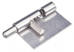 Value Collection - 4" Long x 1" Wide x 0.05" Thick, Keeper Hinge - Stainless Steel - Caliber Tooling