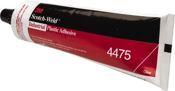 3M - 5 Fluid Ounce Container, Clear, Tube Synthetic Resin Construction Adhesive - Series 4475 - Caliber Tooling