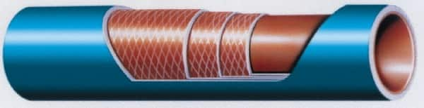 Federal Hose - 4" ID x 4.32" OD x 3' OAL, Coolant Hose - -65 to 350°F, Blue - Caliber Tooling