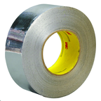 List 4380 2-1/2" x 60 yds Aluminum Foil Tape - Silver - Caliber Tooling