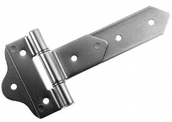 Made in USA - 8" Long x 2" Wide, Hinge - Aluminum, Brushed Finish - Caliber Tooling