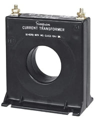 Simpson Electric - 100 Amp AC Input, 60 Hz, Panel Meter Current Transducer - 20, Screw Terminal, For Use with AC Ammeter - Caliber Tooling