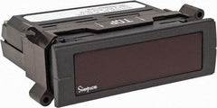 Simpson Electric - 3-1/2 Digits, Digital LCD, DC Voltmeter, Panel Meter - 4-440 Hz, 10 Megohms, 2 VDC, 250 VAC, Red - Caliber Tooling