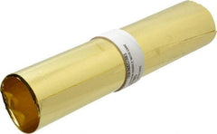 Made in USA - 10 Ft. Long x 12 Inch Wide x 0.001 Inch Thick, Roll Shim Stock - Brass - Caliber Tooling