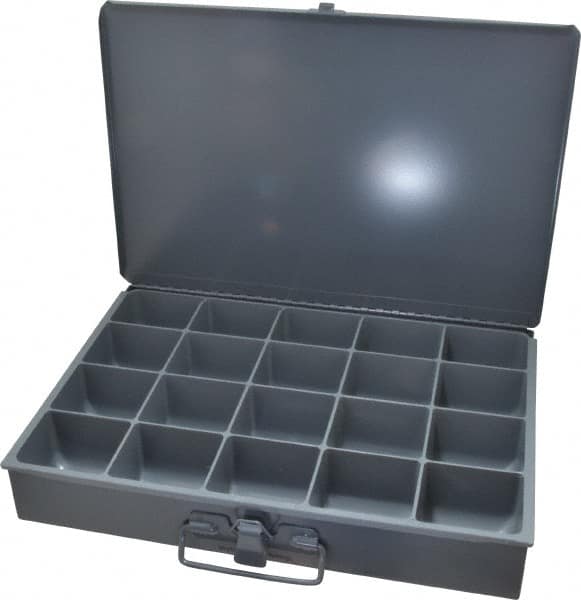 Durham - 20 Compartment Small Steel Storage Drawer - 13-3/8 Inches Wide x 9-1/4 Inches Deep - Caliber Tooling